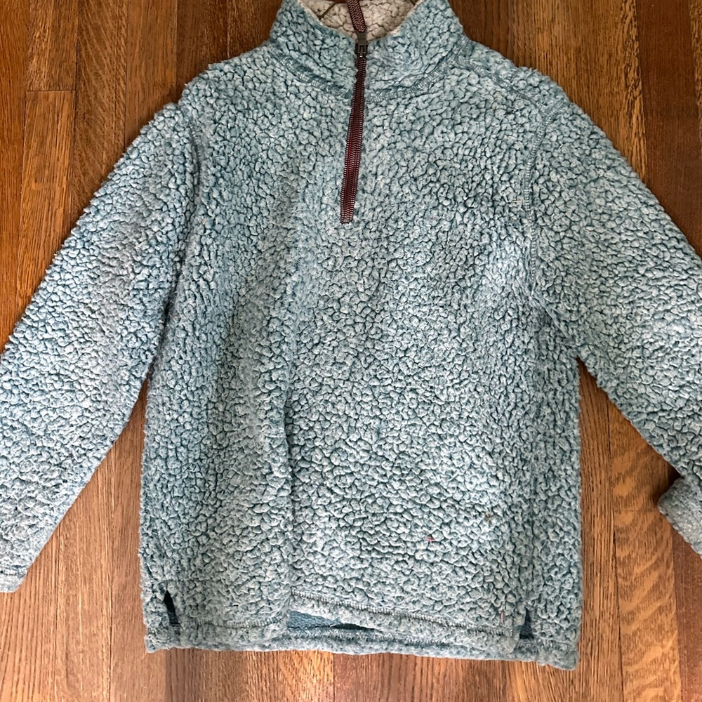 True Grit blue fleece jacket